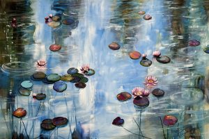 My Love For Waterlilies 3  | 90x60x2cm
