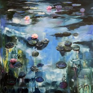 My Love For Water Lilies 4  | 60x60x2cm