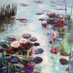 My Love For Water Lilies 10  | 80x80x2cm